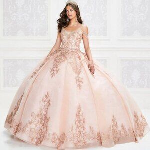 Quinceañera/Sweet 16 Ballroom Gown - Princesa by Ariana Vara - Blush/Champagne